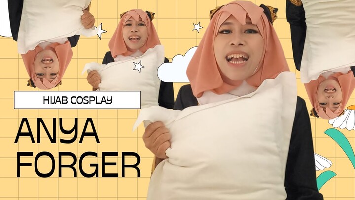 Anya Forger (SpyxFamily) Hijab Cosplay Tutorial