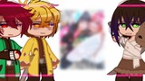 •| Tanjiro, Zentisu e Inosuke reagindo a cosplays•|gacha club