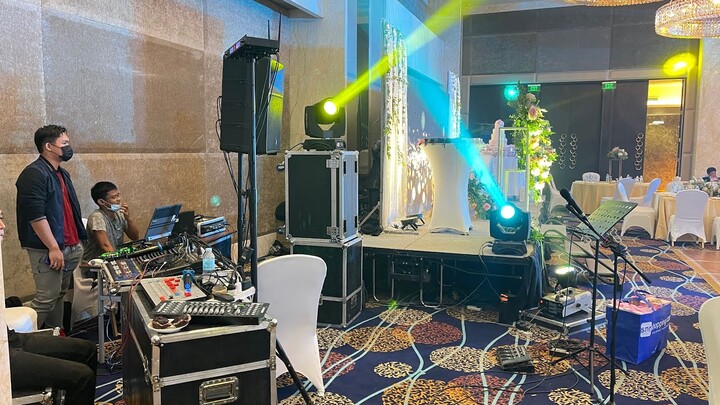 Lights and sounds setup at Bai Hotel by SDSS vlog