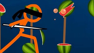 Serial Pendek Stickman - Fruit Ninja