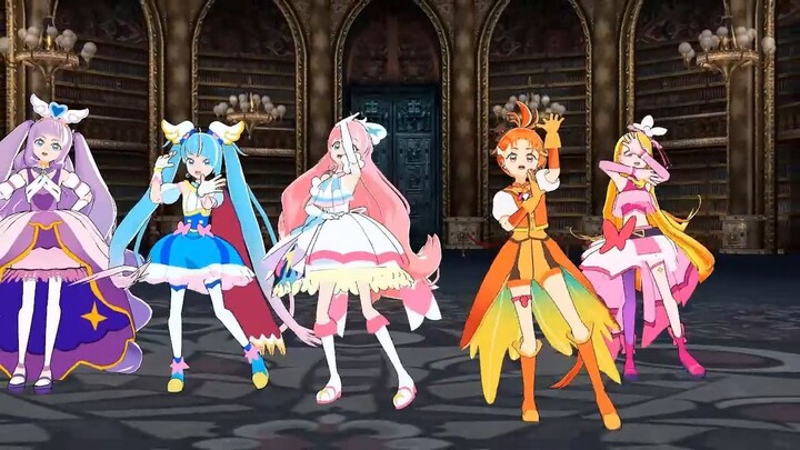 【MMDプリキュア】ひろがるスカイプリキュアでガチ百合の女王