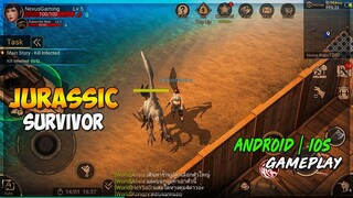 FALLEN WORLD: JURASSIC SURVIVOR (FIRST LOOK) ANDROID / IOS GAMEPLAY