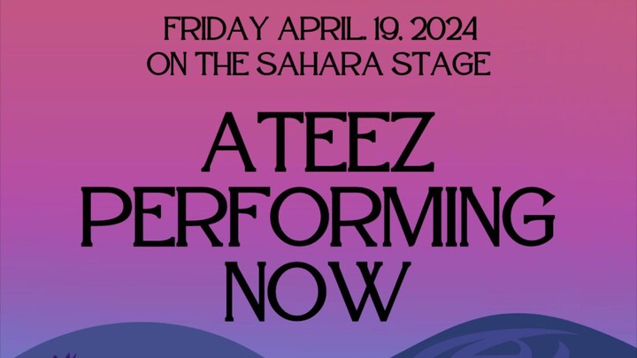 ATEEZ - Live At Coachella 2024 'Week 2' (Fancam ver)