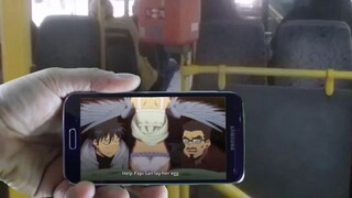 Don't watch anime at public transport (just don't)