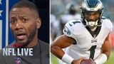 NFL LIVE | Ryan Clark "impressed" by Eagles lead NFL with 4 int and 16 sacks this season