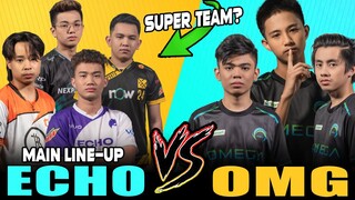 NONSTOP CLASH!?? SUPER TEAM "ECHO" vs. OMEGA ESPORTS in RANK! ~ MOBILE LEGENDS