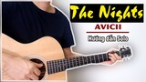 Hướng dẫn: The Nights - Avicii (Fingerstyle Guitar Tutorial) Easy + Free TAB