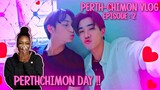 PERTHCHIMON DAY!! ✿ [ VLOG EP 2 ] เพิร์ธ ชิม่อน | โคตรอันตราย | REACTION   #dangerousromance