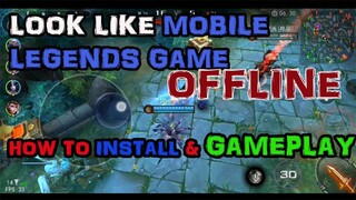 HOW TO INSTALL MOBA OFFLINE IN ANDROID │GAMEPLAY│2020