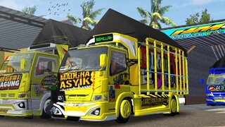 MOD BUSSID TRUK NEW MADURA ASYIK BEMPER M18 TERBARU 2021