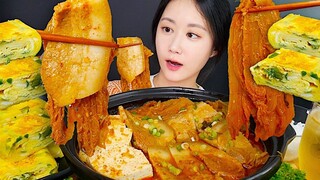 [ONHWA] The chewing sound of kimchi stewed pork! Home cooking