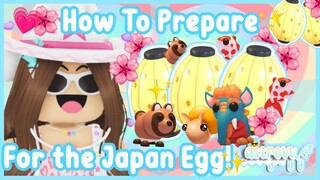 How To PREPARE For The Japan Egg In Adopt Me! (Roblox) | AstroVV