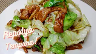 Repolyo at Tempura Pagsamahin at pasarapin! Ulam Idea Cabbage Recipe | Met's Kitchen