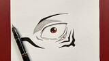 Easy to draw | how to draw Sukuna eye easy step-by-step