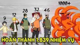 1839 Khiếp Nạn | Top 10 Ninja Làng Lá Thực Hiện Nhiều Nhiệm Vụ Nhất