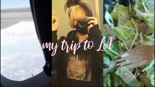 flying to LA alone w anxiety & panic disorder! ☆ peachyvlogs