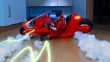 【阿基拉】定格动画丨大友克洋神作名场面 男主金田和他的帅气红摩托【Animist】
