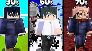 Minecraft Jujutsu Kaisen แต่ทุกๆ 30 วินาที ฉันจะเปลี่ยนตัวละคร