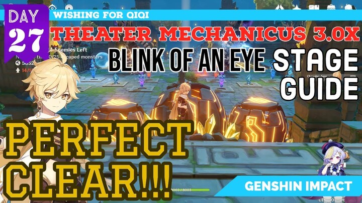 TOWER DEFENSE 3.0X - Blink on an Eye STAGE GUIDE - Genshin Wish Chronicle: Day 27| Genshin Impact