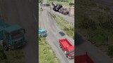 Two Skibidi Toilet Cars Falling in Trucks with Perfect Timing | BeamNG.Drive
