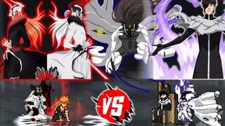 【MUGEN】Gyutou đen trắng VS Aizen đen trắng 【1080P】 【60 khung hình】