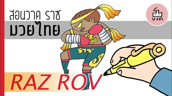 สอนวาดราซมวยไทย rov-RAZ ROV