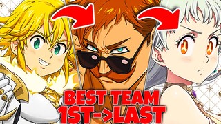 Using EVERY FESTIVAL'S BEST Team from FIRST to LAST! | Seven Deadly Sins: Grand Cross