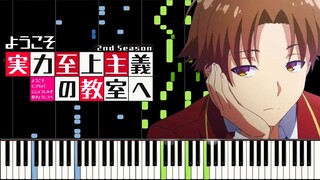 Dance In The Game – Classroom of the Elite Season 2 OP [Piano] / ZAQ