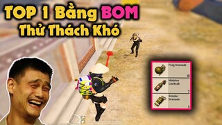 PUBG Mobile | Thử Thách Chỉ Được Sử Dụng Bom Lấy TOP 1 | MạnhCFM Official