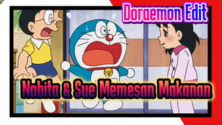 Nobita Memesan Makanan Dengan Istrinya Sue | Doraemon