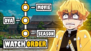 How To Watch Demon Slayer in The Right Order!