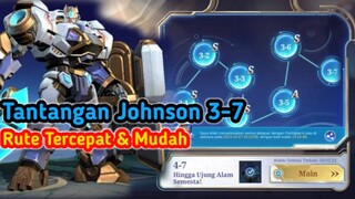Tutorial tantangan johnson to the stars 3-7