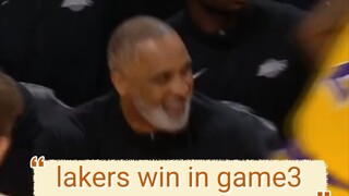 the lakers win in game3