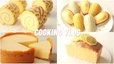 VIETSUB | Cách làm bánh cheesecake chanh vàng, Bánh vỏ sò Madeleines, Bánh cuộn da hổ, Pound cake