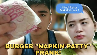 THE "BURGER NAPKIN PATTY" PRANK ! ( SOBRANG BADTRIP SIYA )