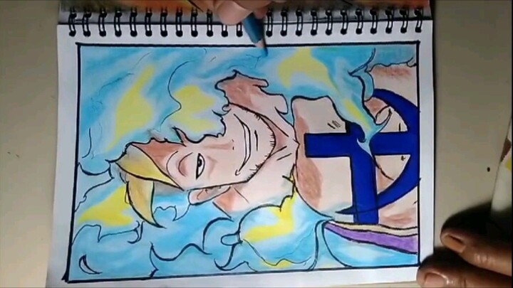 SPEEDDRAW figure Marco in anime ONE PIECE