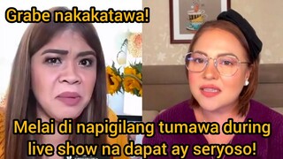 Melai Cantiveros FUNNY moment during serious live show! Carla Estrada biglang nagalit?