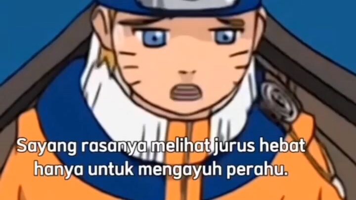 Sayang sekali jurus hebat buat kayuh perahu . Kelakuan Guru sama murid