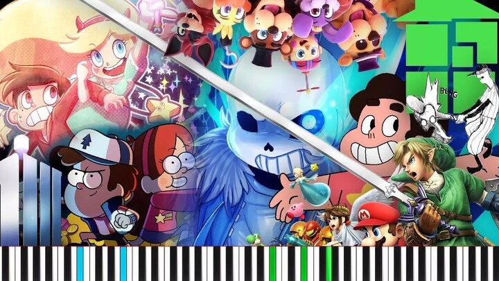 MegaLoVania | Sắp xếp đàn piano siêu dây liền mạch! Đây là loại thuốc lắc gì vậy?