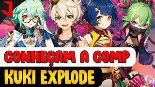 CONHEÇAM A COMP KUKI EXPLODE | TESTANDO A KUKI SHINOBU | GENSHIN IMPACT