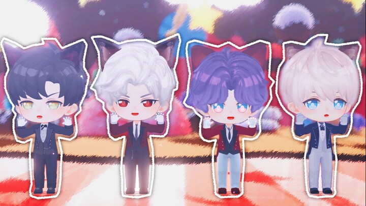 [Love and Deep Space MMD] Meow! Meow! Meow! Meow! [Qi Yu/Qin Che/Li Shen/Shen Xinghui]