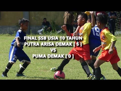 final sepakbola usia 10 tahun, putra arisa demak vs puma demak [ 5-0 ]
