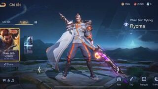 Liên Quân Mobile - Review Skin Ryoma Chiến Binh Cyborg