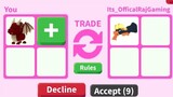 Trading Only One Colour Challenge! // roblox adopt me