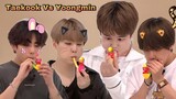 Taekook vs Yoongmin couples game challenge // Hindi Dub // Part-2