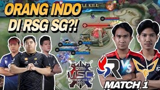 2 PLAYER RSG SG DARI INDONESIA ?! MSC 2023 - RSG SG VS FENIX MATCH 1