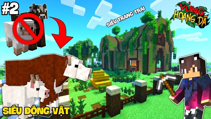 TÔI XÂY DỰNG TRANG TRẠI NUÔI ĐỘNG VẬT "NÂNG CẤP" TRONG MINECRAFT - WILDLIFE CRAFT #2