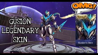 OMG! GUSION'S LEGENDARY SKIN! WATCH TILL END 500 DIAMONDS GIVEAWAY