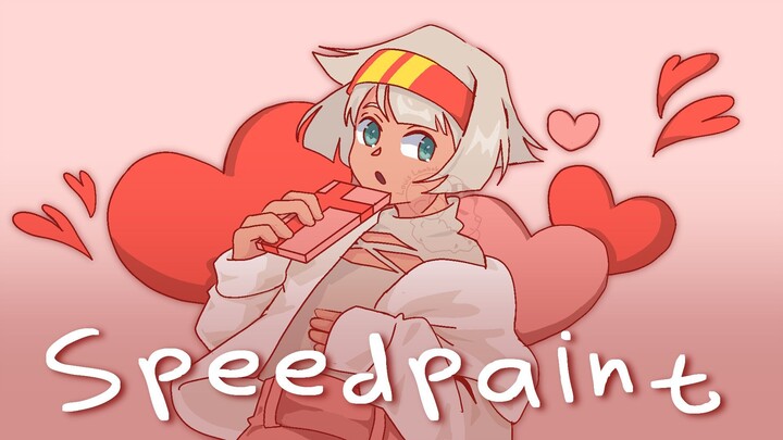 Valentine Illustration Making Speedpaint