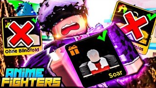 TIVE QUE SACRIFICAR MEUS PERSONAGENS MAIS FORTES PARA FAZER ISSO NO ANIME FIGHTERS (ROBLOX)